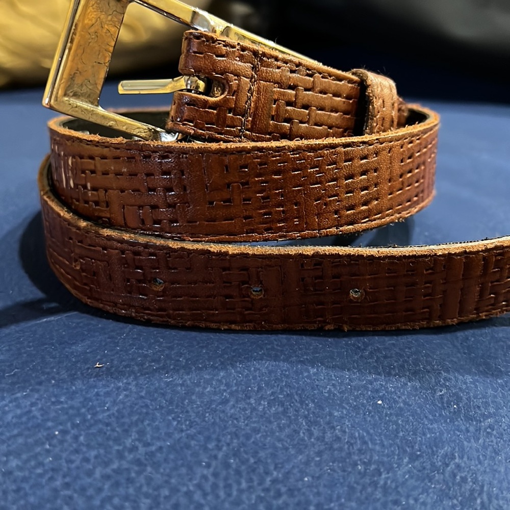 Fairweather leather belt, M